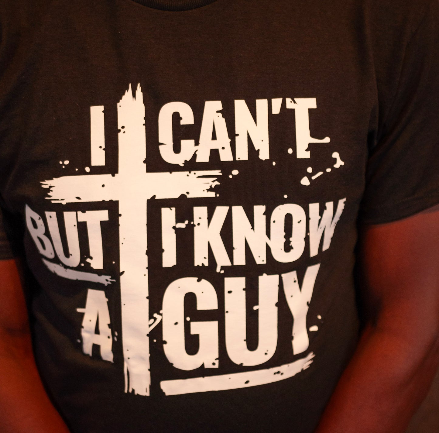 I Can't But I Know A Guy T-Shirt (Black)