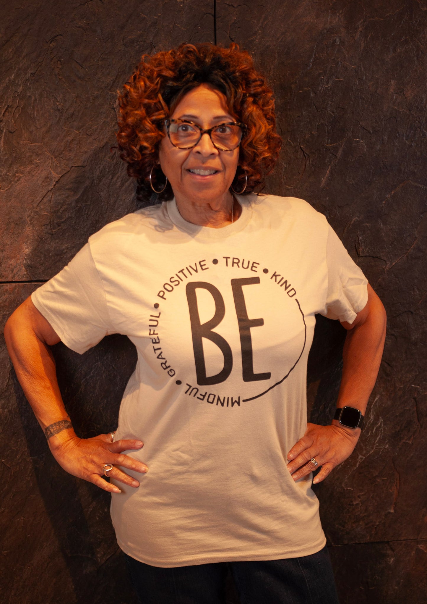 Be Motivational T-Shirt (Beige)