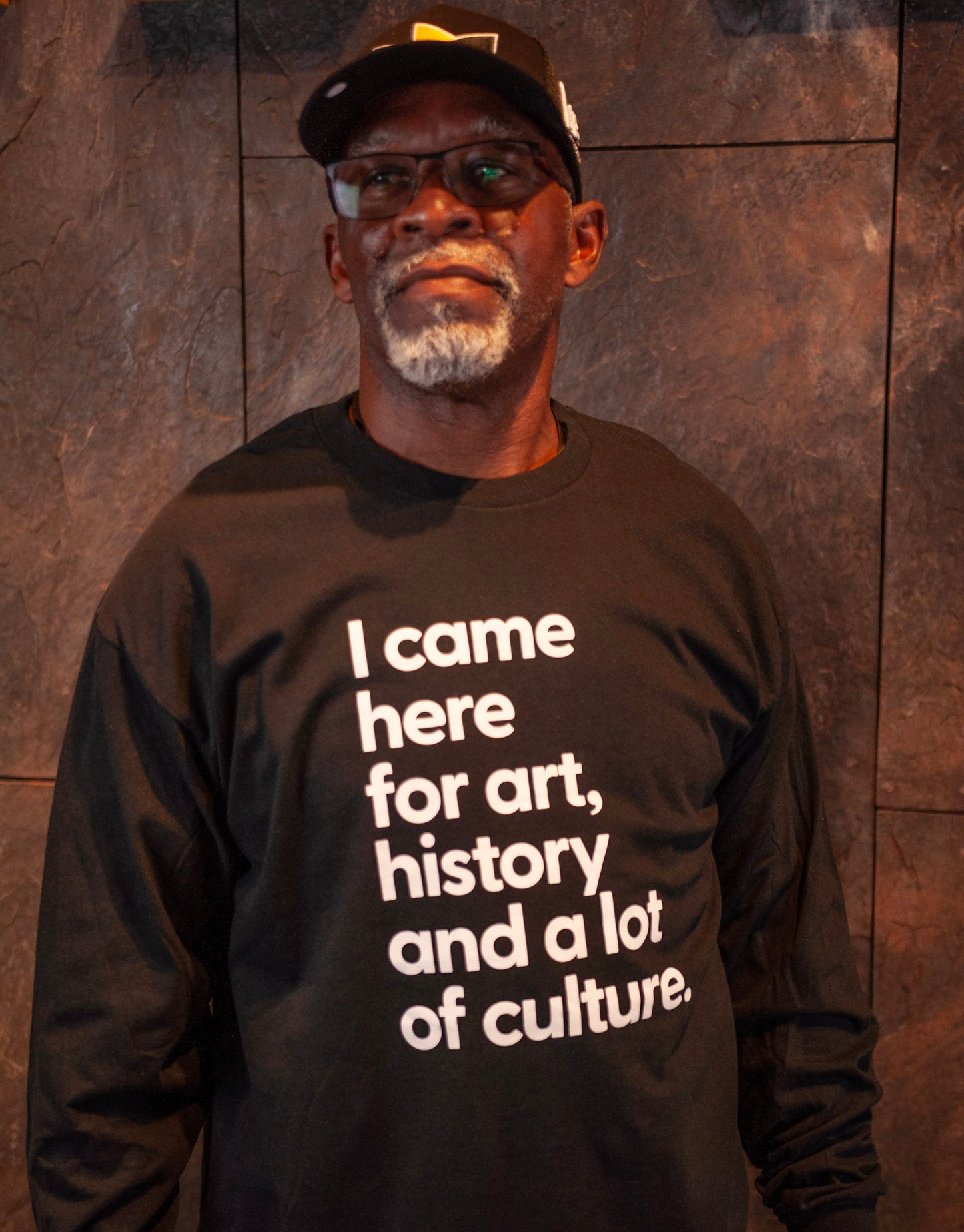 I Came Here Long-Sleeve T-Shirt (Black)