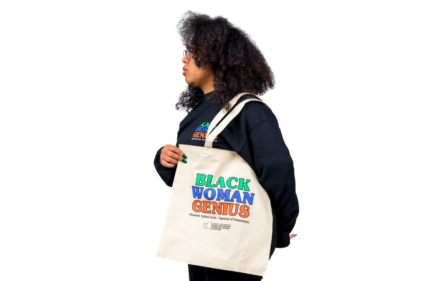 Black Woman Genius Tote Bag