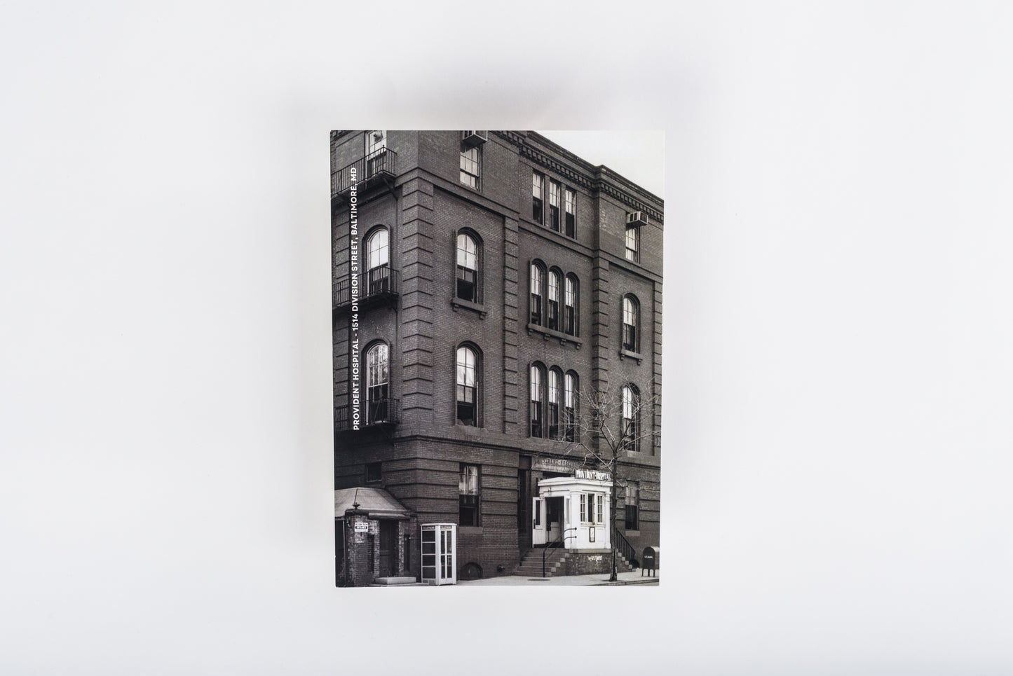 Blacks In White Provident Hospital 1514 Division Street Postcard