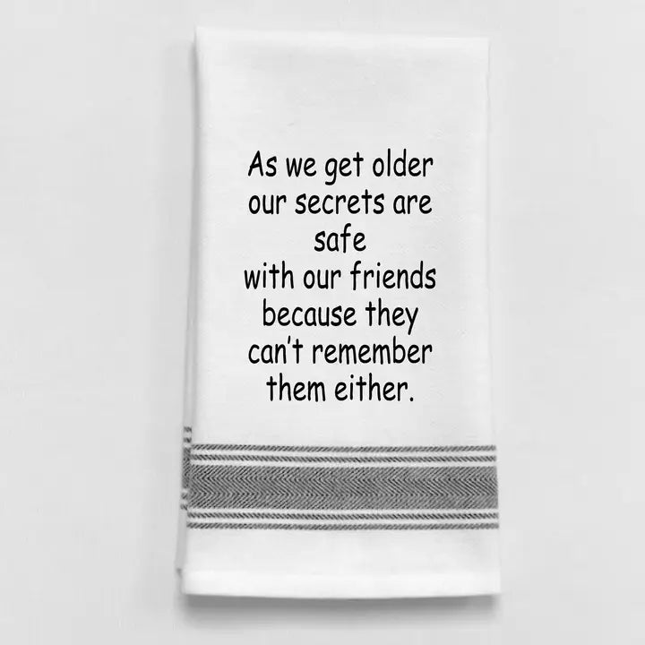 Kitchen Hand Towels - White