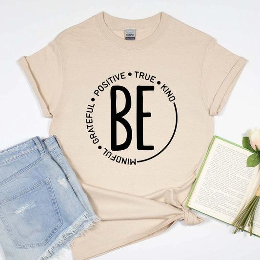 Be Motivational T-Shirt (Beige)