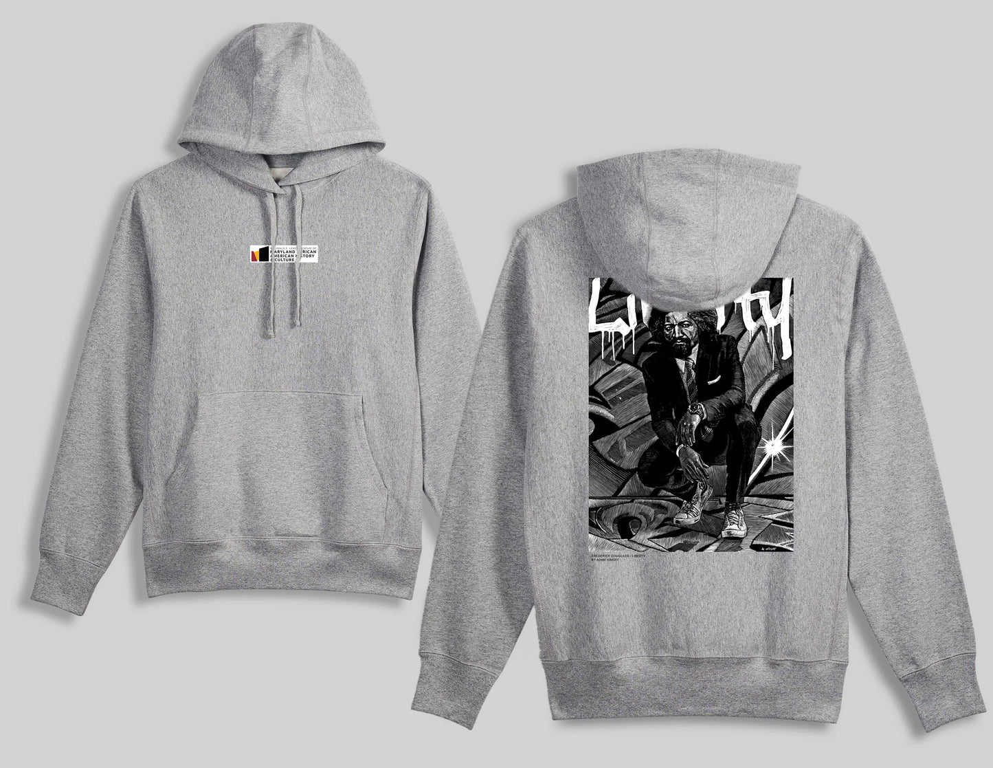 Frederick Douglass Hoodie (Grey)