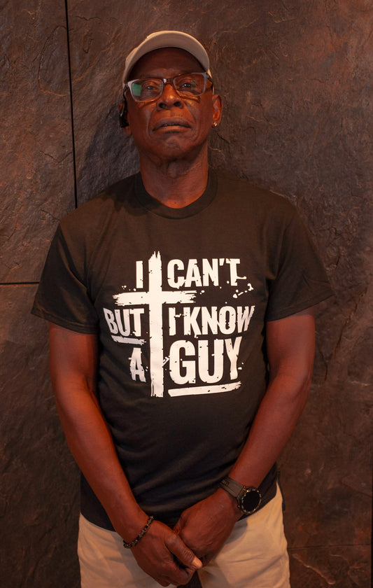 I Can't But I Know A Guy T-Shirt (Black)