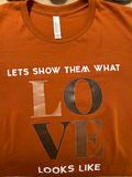 Orange LOVE T-shirt