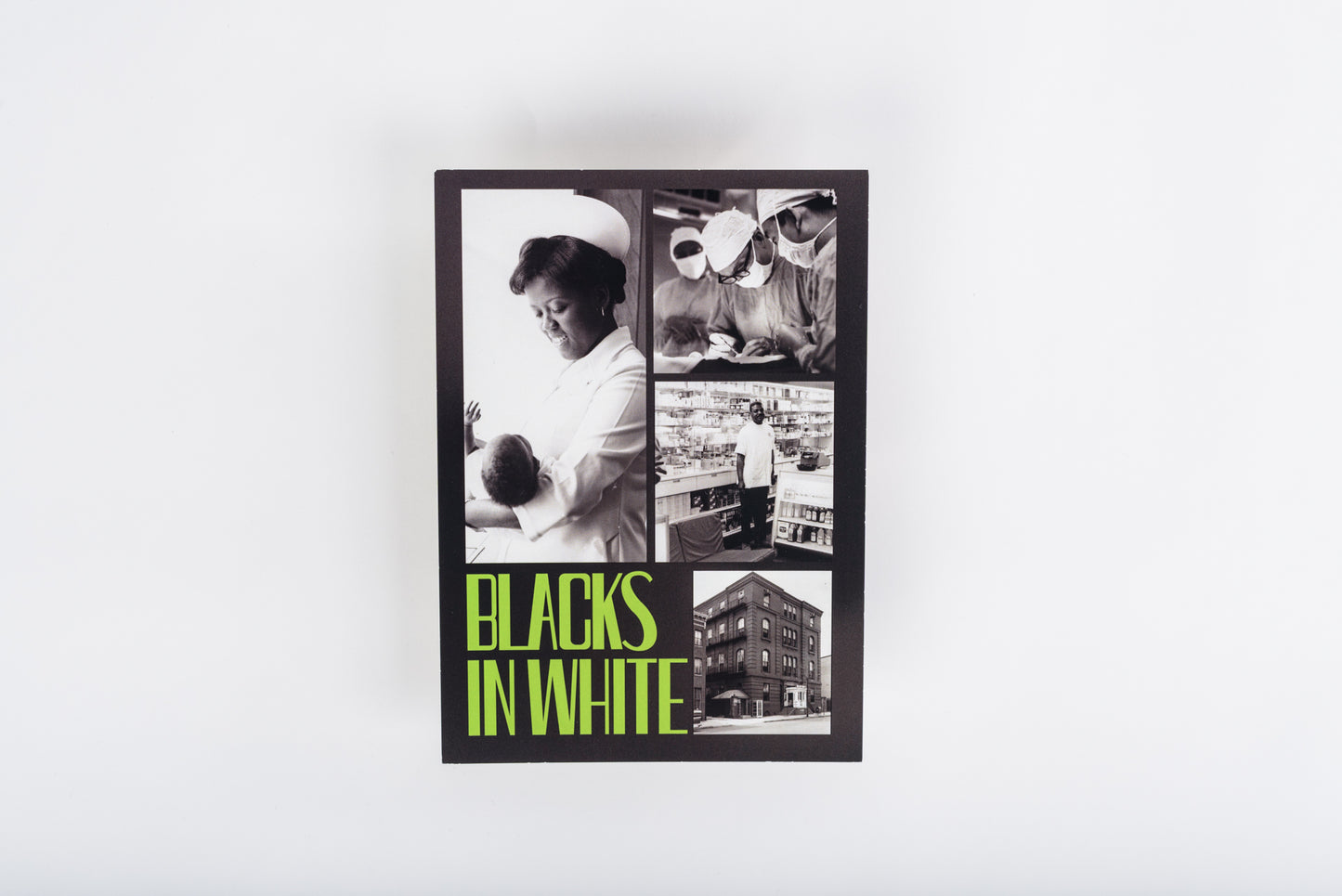Blacks In White Collage Post Card