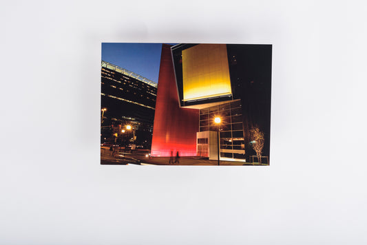 RFLM Nightime Building Post Card