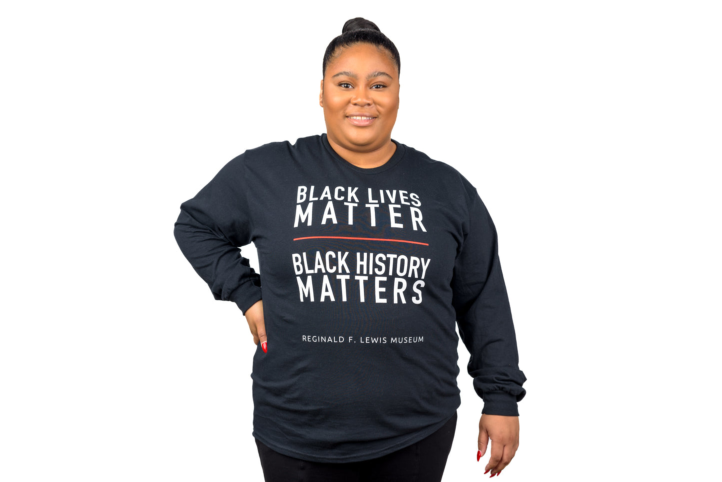 Black Lives Matter Long-Sleeve T-Shirt (Black) $5