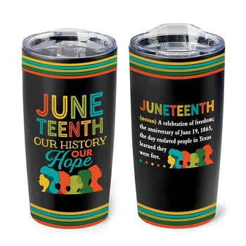 Juneteenth Our History Travel Mug