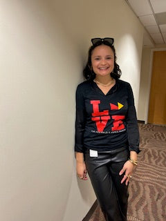 Love Lewis V-Neck T-Shirt