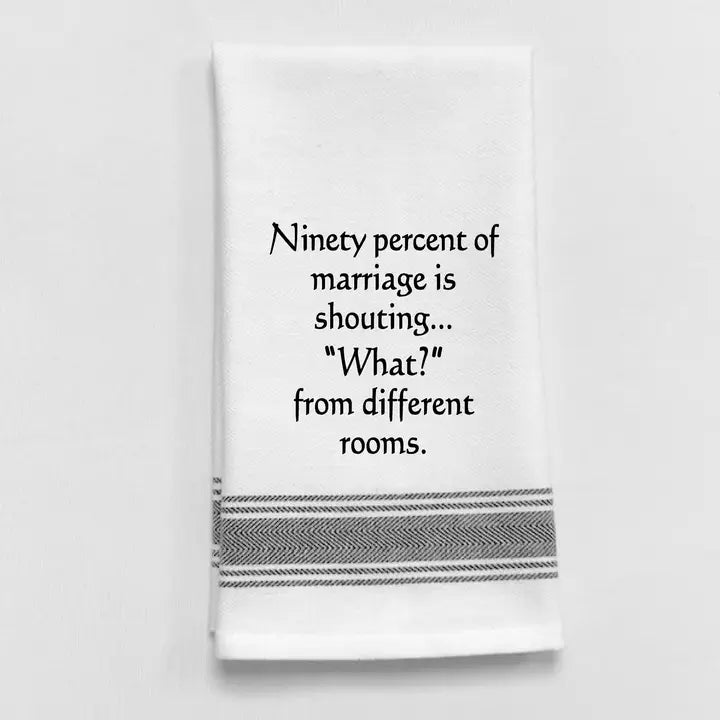 Kitchen Hand Towels - White