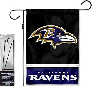 Baltimore Ravens Garden Flag & Stand