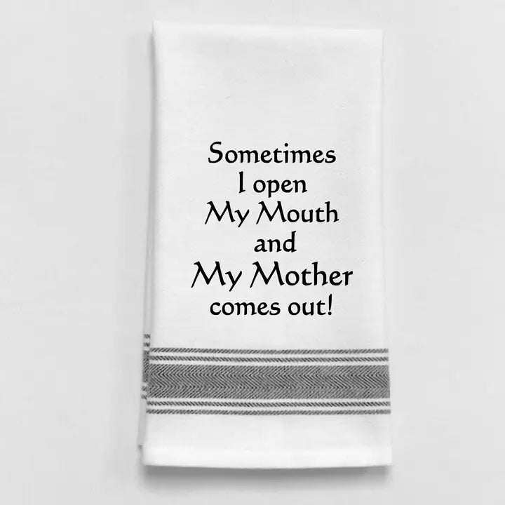 Kitchen Hand Towels - White