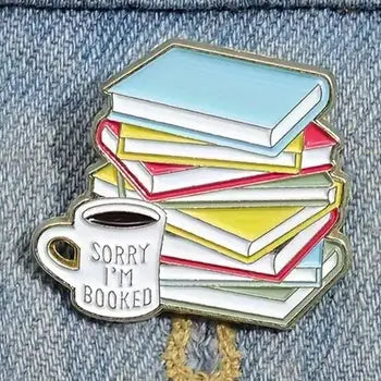 Sorry I'm Book Lapel Pin