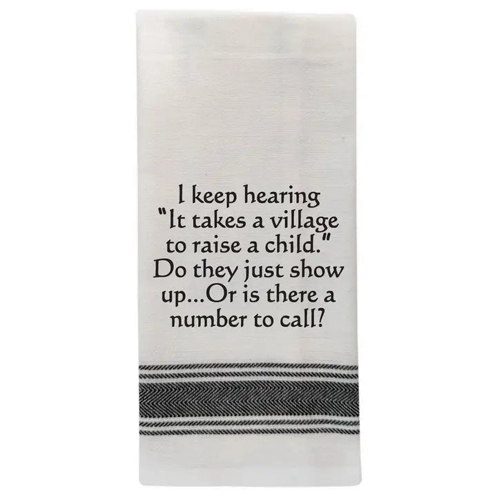 Kitchen Hand Towels - White